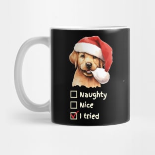 Naughty or Nice Labrador Retriever Pup Mug